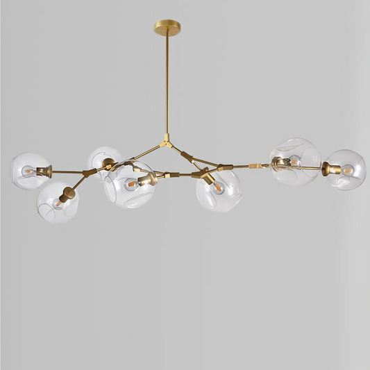 Retro Loft Ceiling Chandelier • Gold